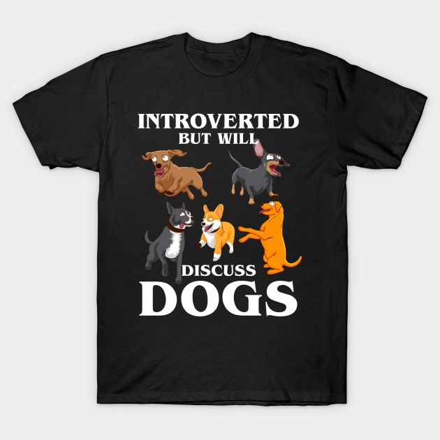 Dog Owner Gift Women Dow Lover Doxie Shiba Inu Men Dogs T-Shirt by PomegranatePower